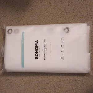 ☆SOLD☆Sonoma Stall Shower Curtain Liner 54" X 78"